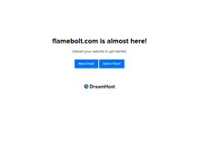 Tablet Screenshot of flamebolt.com